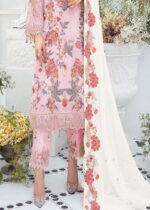 Blush Pink Embroidered Designer Georgette Suit