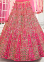 Deep Pink Silk Lehenga Choli