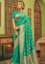 Summer Green Banarasi Saree