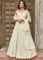 White Embroidered Lehenga Choli