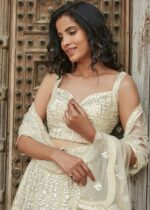 White Embroidered Lehenga Choli