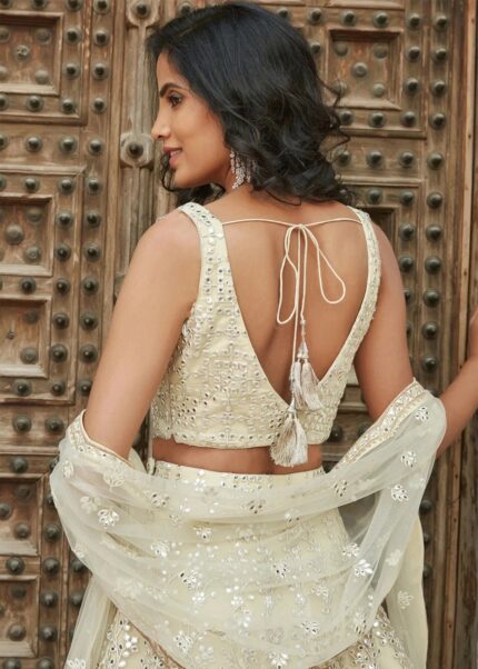 White Embroidered Lehenga Choli