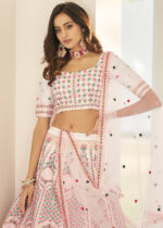 White Silk Lehenga Choli