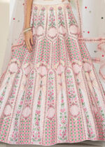 White Silk Lehenga Choli