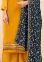 Yellow Georgette Suit