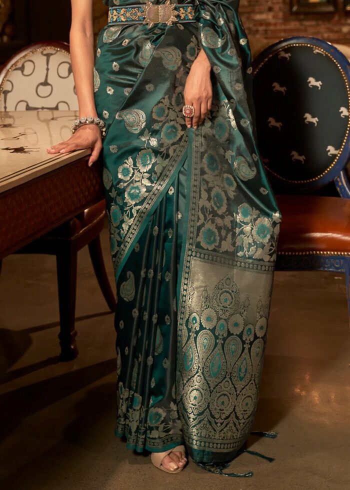 Era Green Banarasi Saree