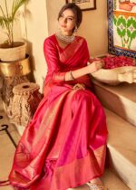 Princess Pink Kanjivaram Saree