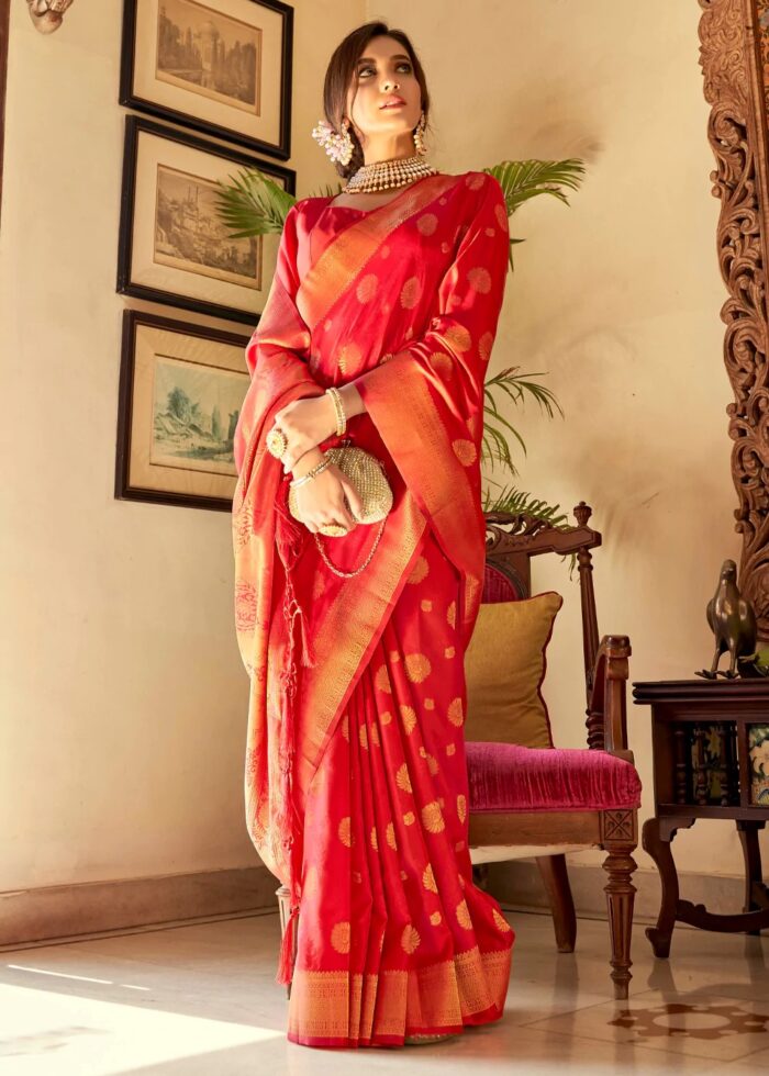 Royal Red Kanjivaram Saree