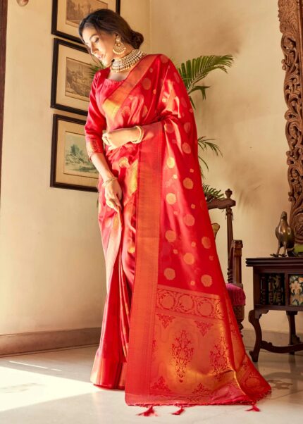 Royal Red Kanjivaram Saree