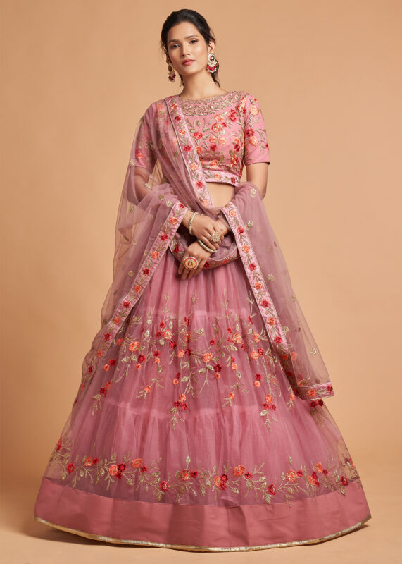 Dusty Pink Lehenga Choli