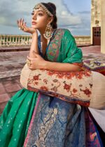 Jade Green Patola Saree