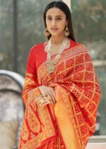 Bridal Red Kanjivaram Silk Saree