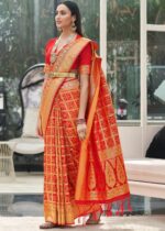 Bridal Red Kanjivaram Silk Saree