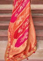 Multicoloured Bridal Banarasi Saree