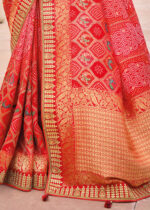 Red Bridal Banarasi Saree