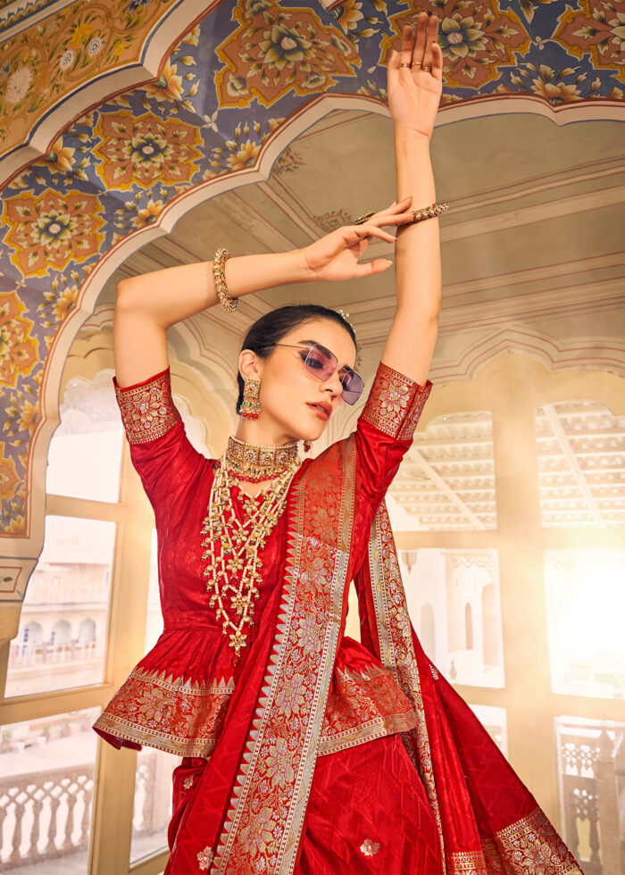 Red Kanjivaram Silk Saree