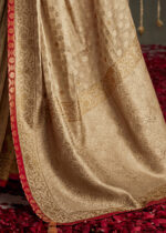 Cameo Brown Designer Saree