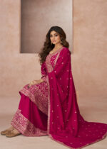 Jazzberry Jam Embroidery Palazzo Suit