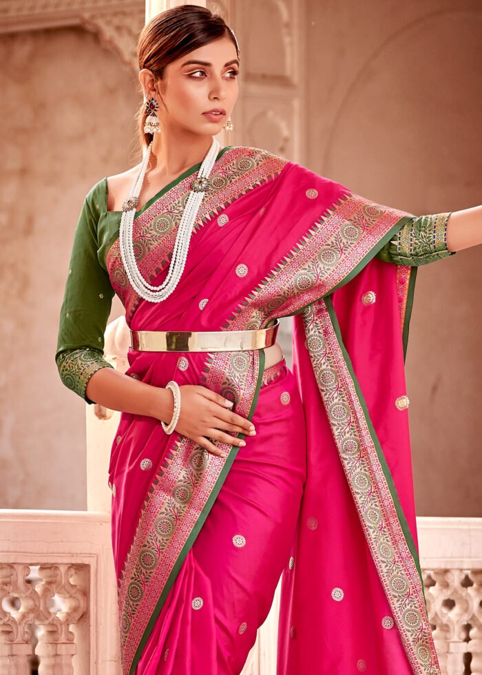 Razzmatazz Soft Silk Banarasi Saree