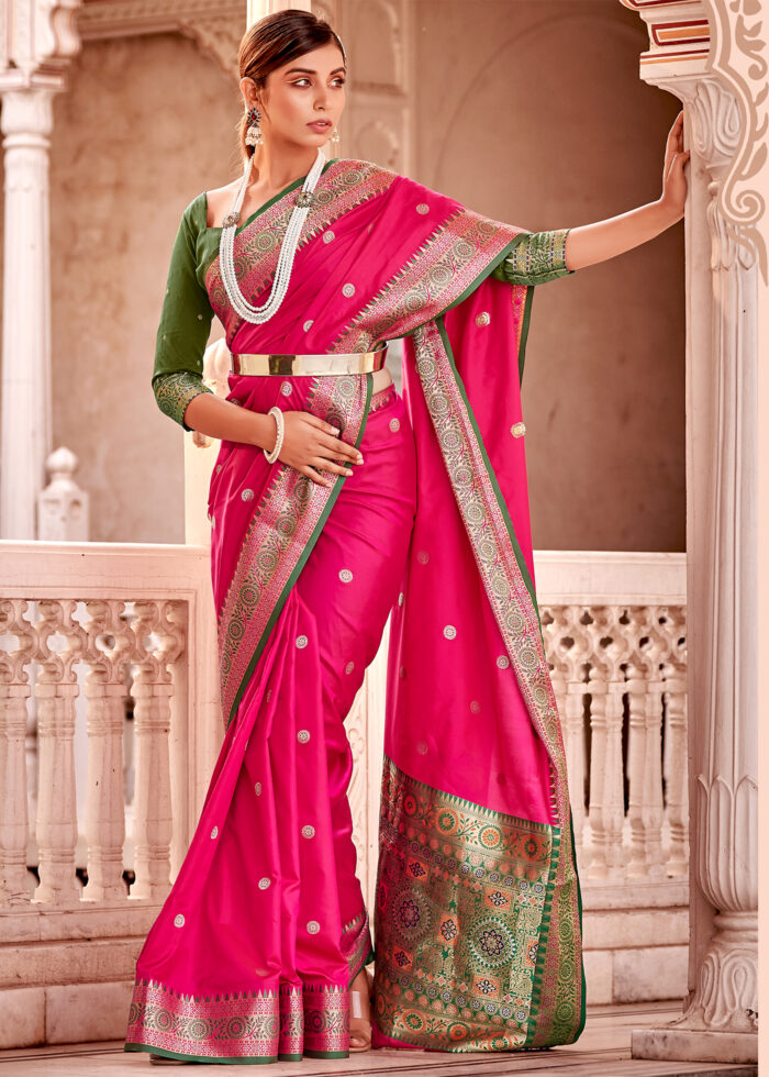 Razzmatazz Soft Silk Banarasi Saree