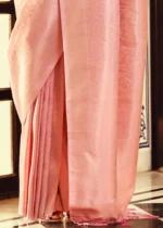 Soft Pink Kanjivaram Silk Saree