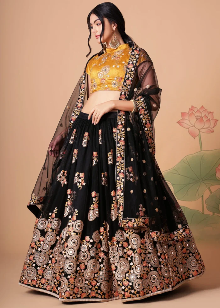 Black Lehenga Choli