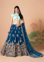 Cerulean Blue Lehenga Choli