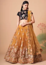 Golden Yellow Lehenga Choli