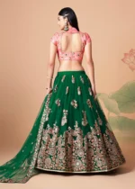 Moss Green Lehenga Choli