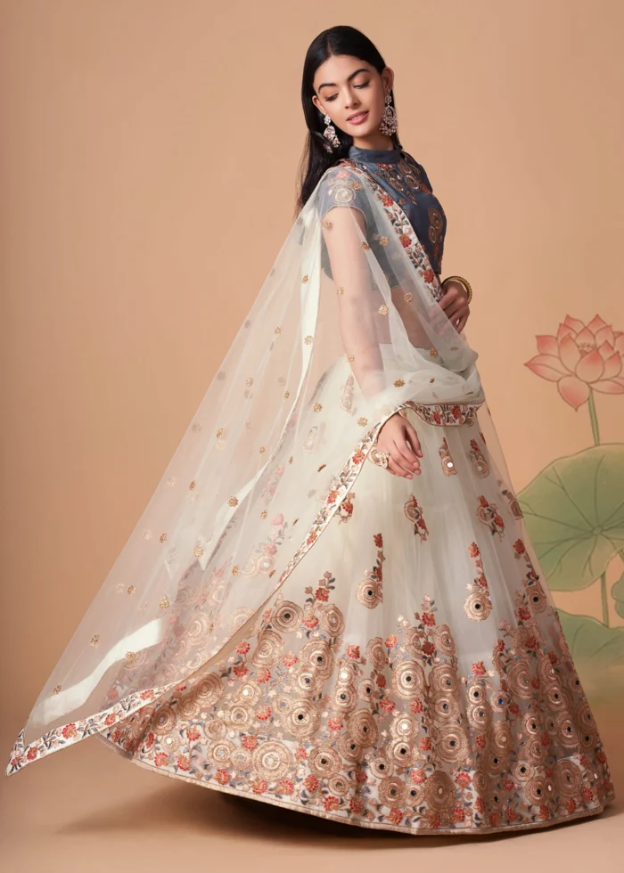 Off White Lehenga Choli