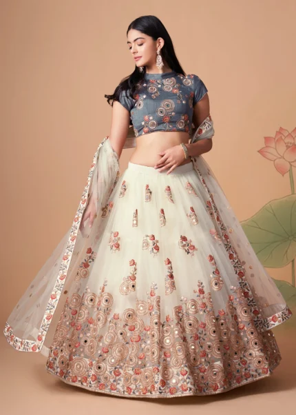 Off White Lehenga Choli