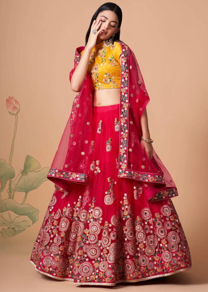 Rani Pink Lehenga Choli