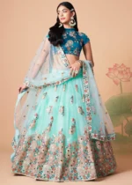 Sky Blue Lehenga Choli