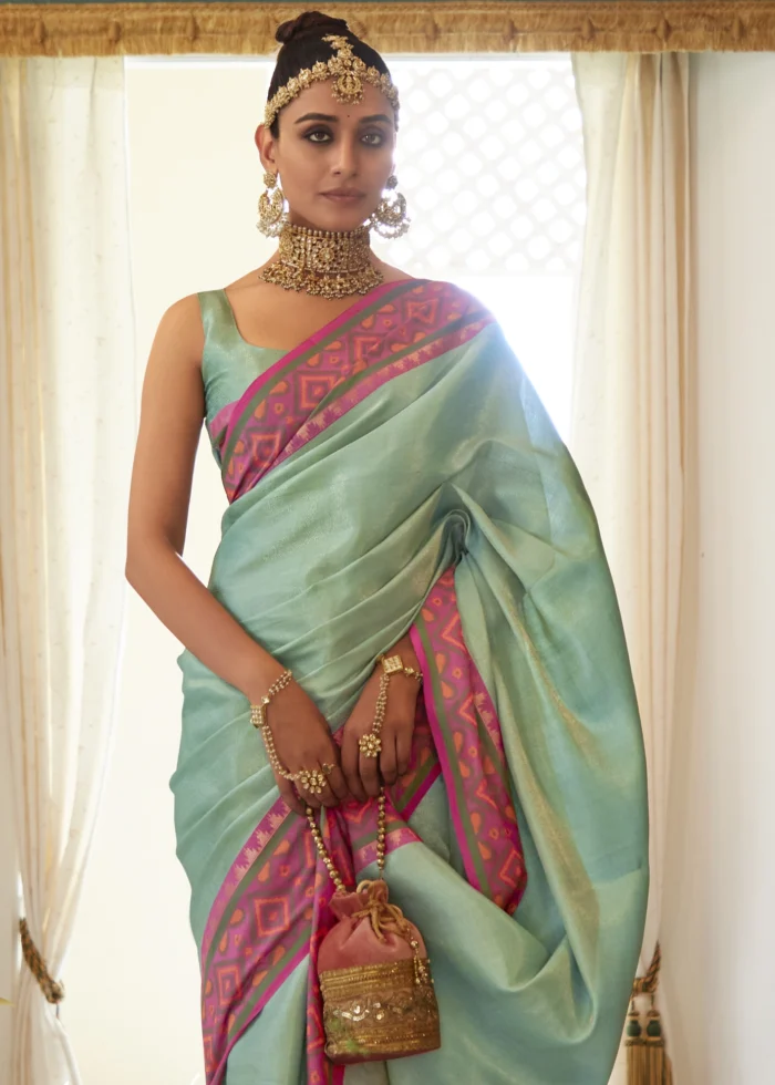 Summer Green Kanjivaram Silk Saree