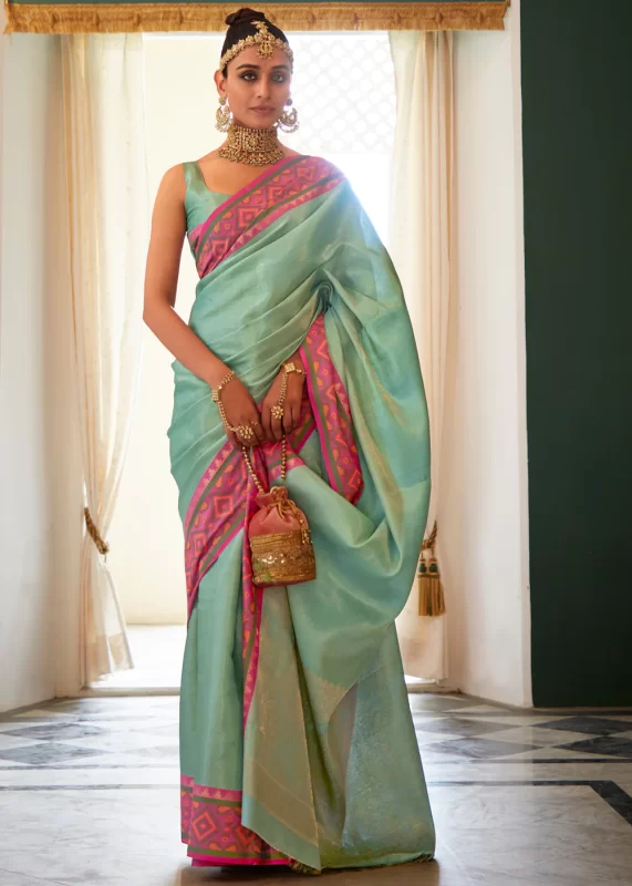 Summer Green Kanjivaram Silk Saree