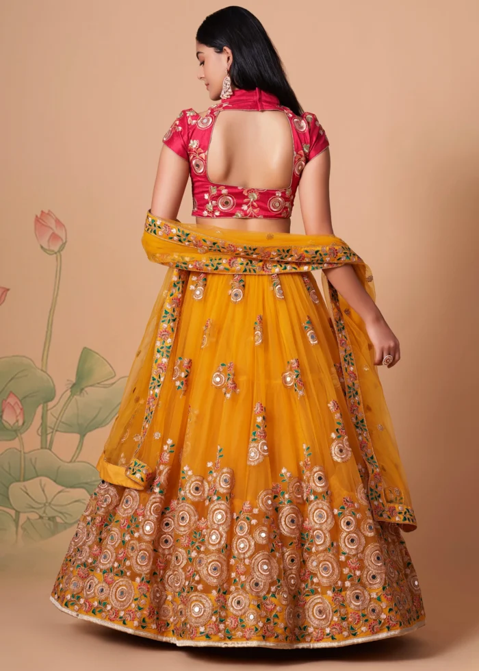 Yellow Lehenga Choli