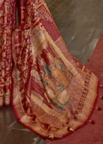 Bridal Red Patola Silk Saree