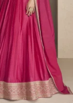 Dark Pink Anarkali Gown