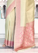 Fern Green Kanjivaram Saree