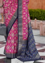 Hot Pink Patola Saree