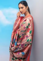 Red Paithani Silk Saree