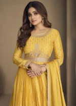 Yellow Anarkali Gown