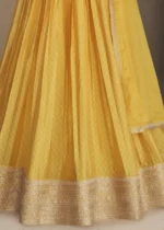 Yellow Anarkali Gown