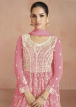 Baby Pink Anarkali Suit