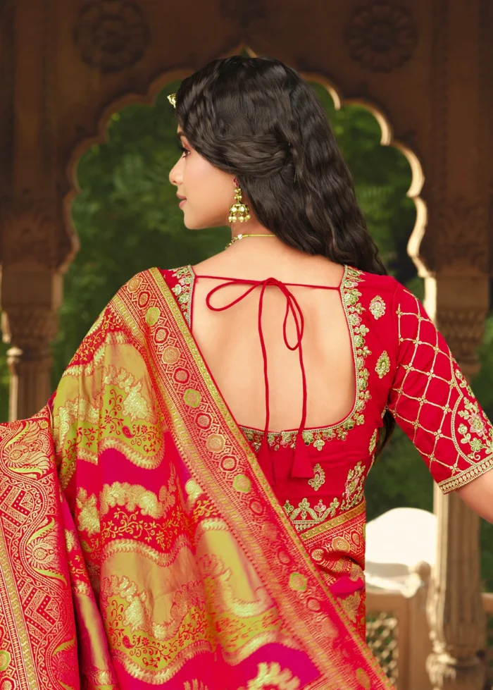 Multicoloured Banarasi Saree