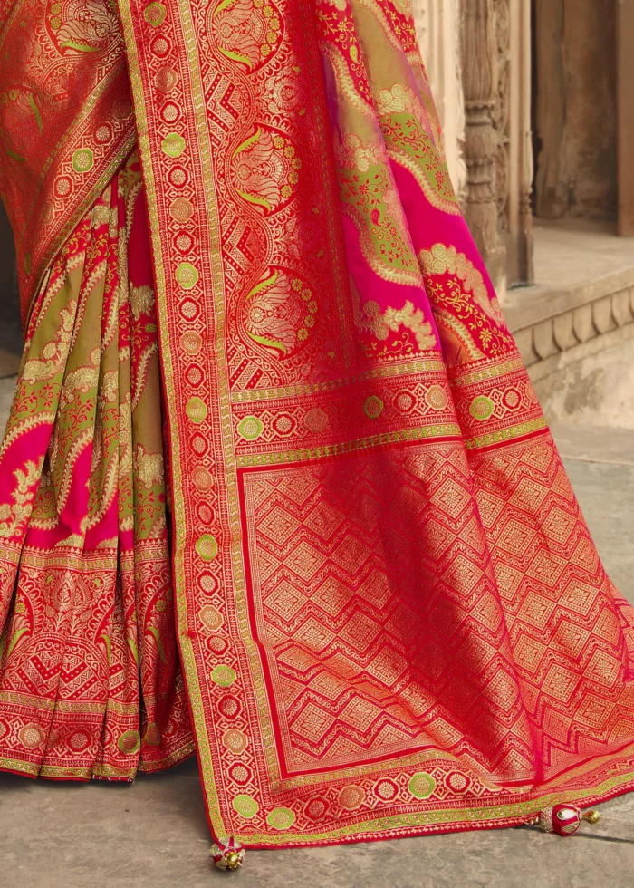 Multicoloured Banarasi Saree