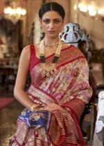 Multicoloured Patola Silk Saree