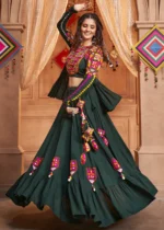 Dark Green Lehenga Choli