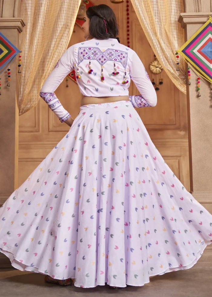 Lavender Lehenga Choli