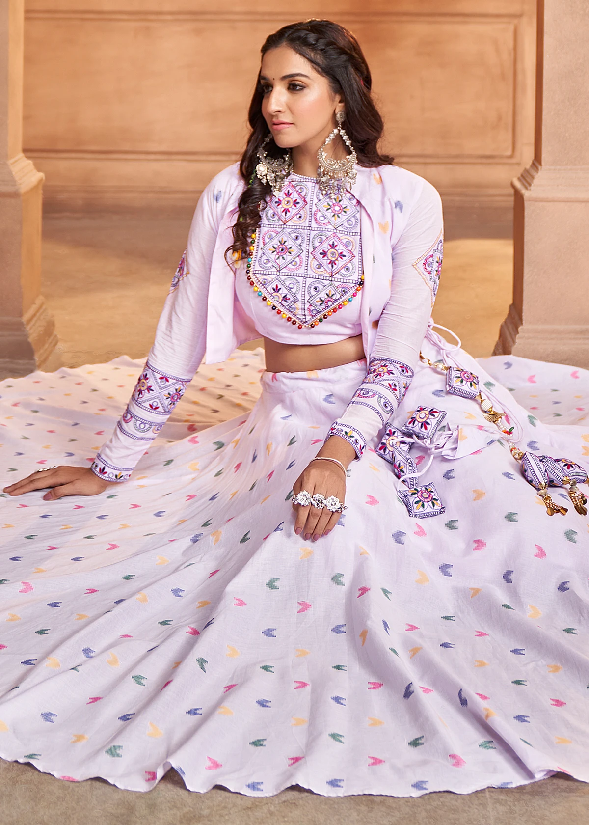 Lavender Lehenga Choli